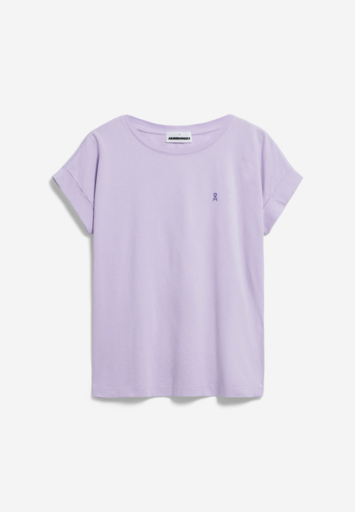 T-shirt en coton bio | Lilas "idaara lavender light"