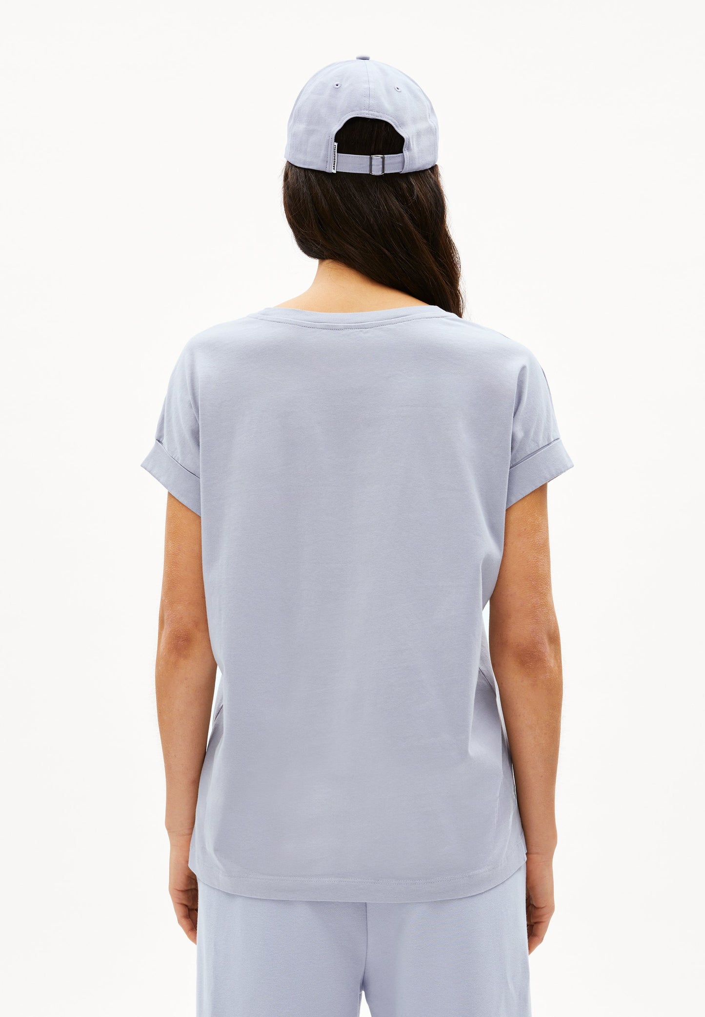 T-shirt en coton biologique | gris "idaara - misty morning"