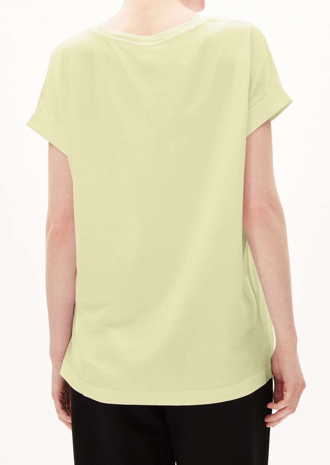 T-shirt en coton bio | vert "idaara pastel green"
