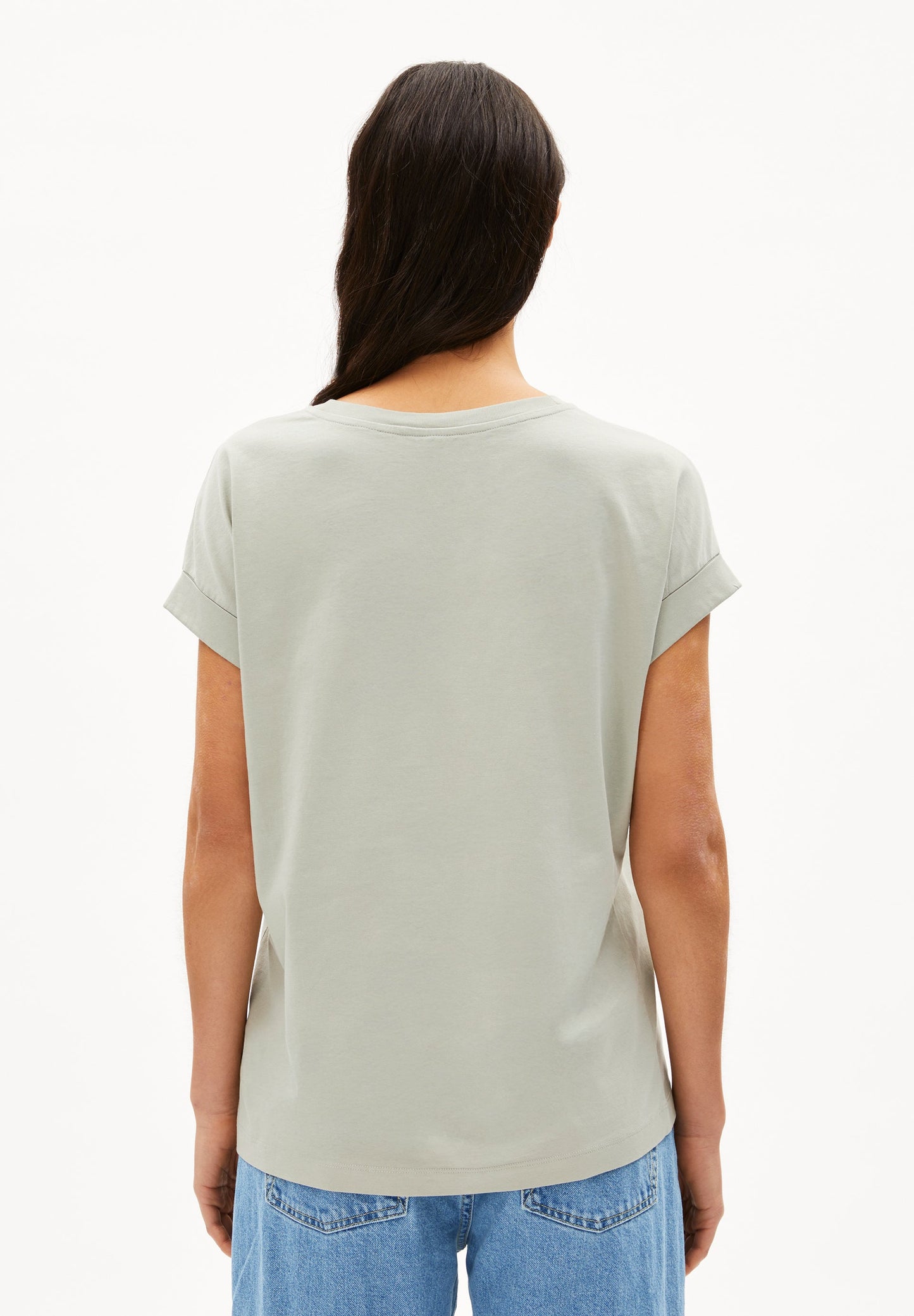 T-shirt en coton biologique | vert "Idaara - seagreen"