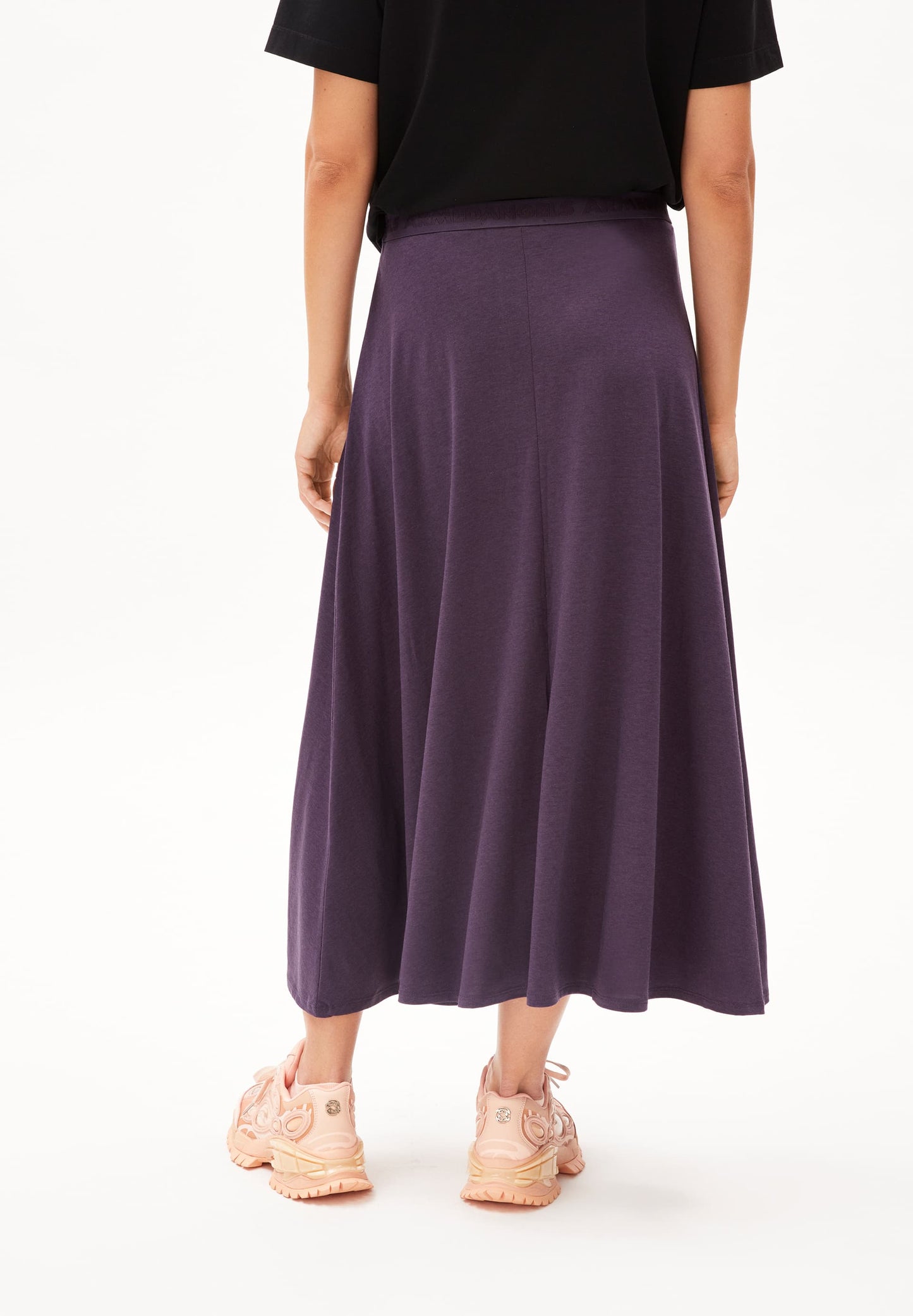 Jupe longue en tencel | violet "ileniaa laraa blue ash"