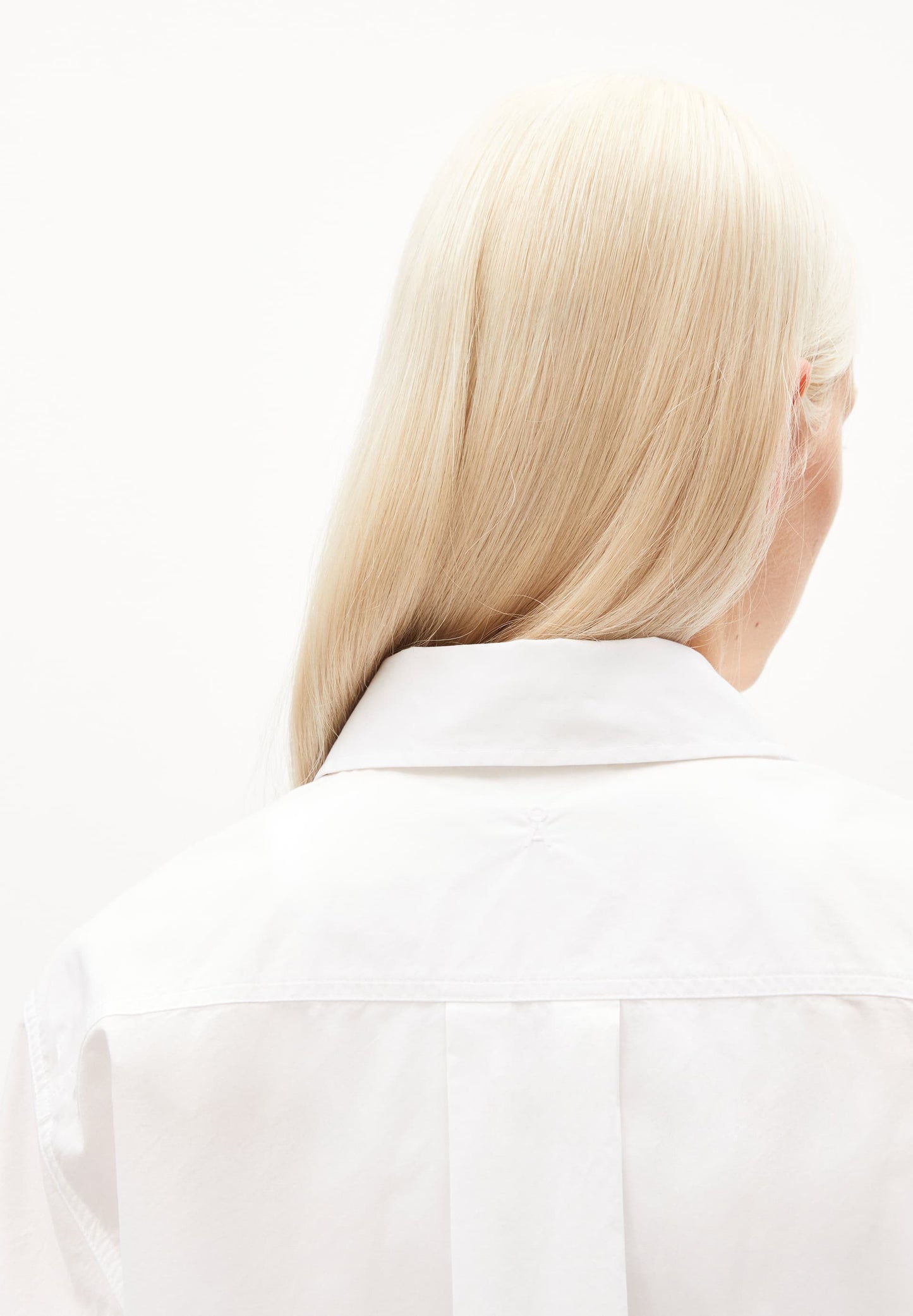 Chemise en coton bio | blanc "ilmaani white"