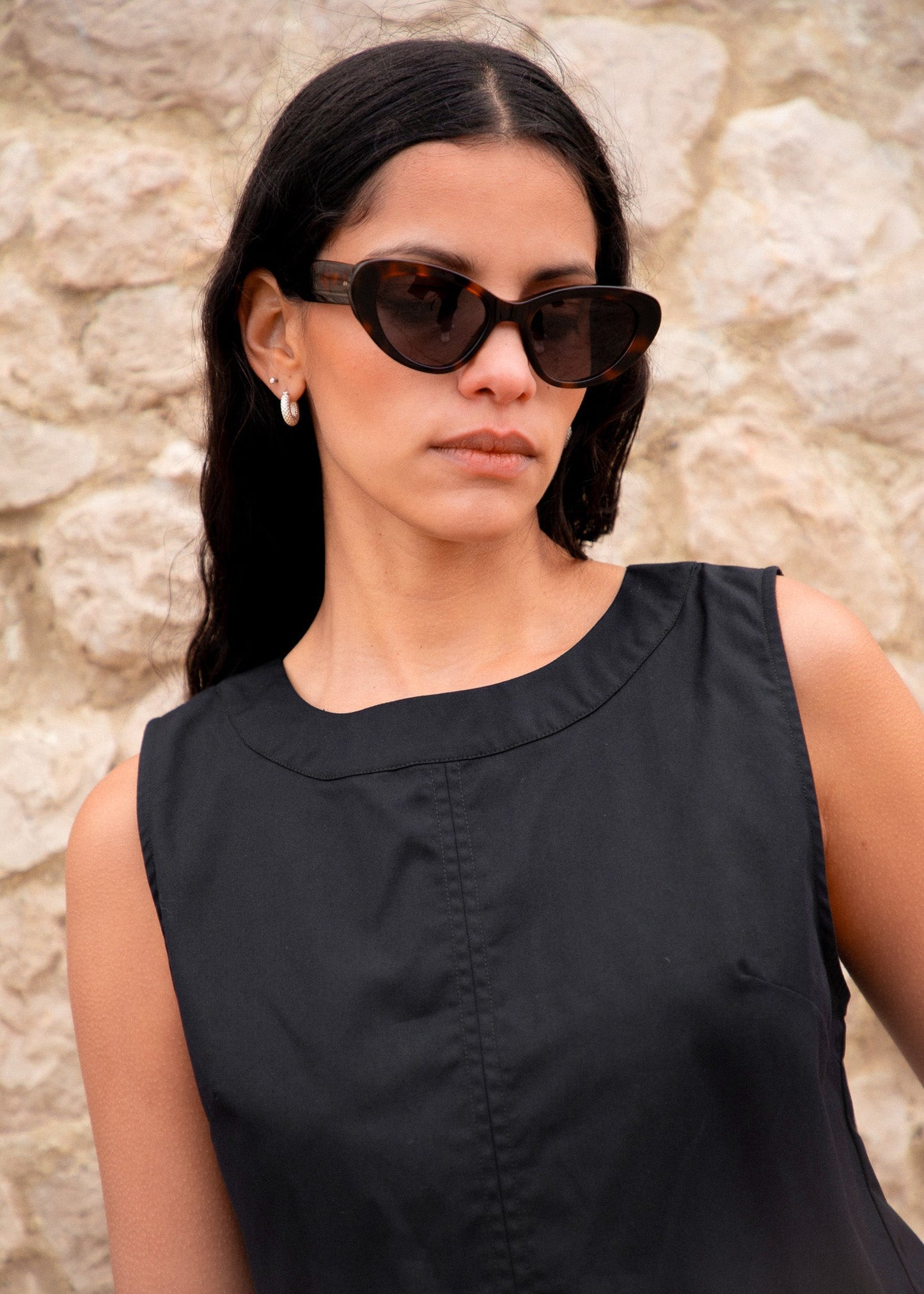 Top Maya noir