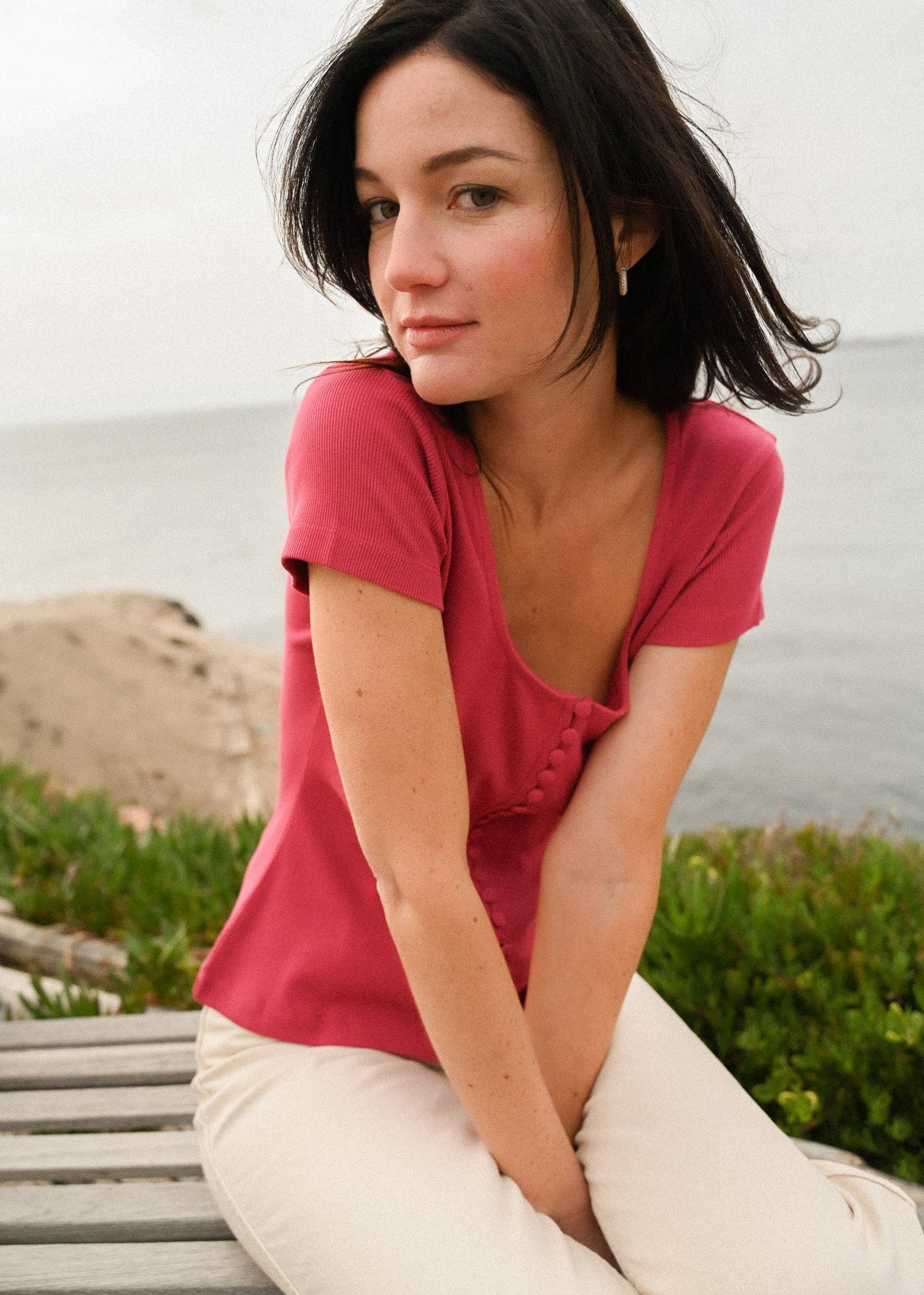 Top Vera fuschia