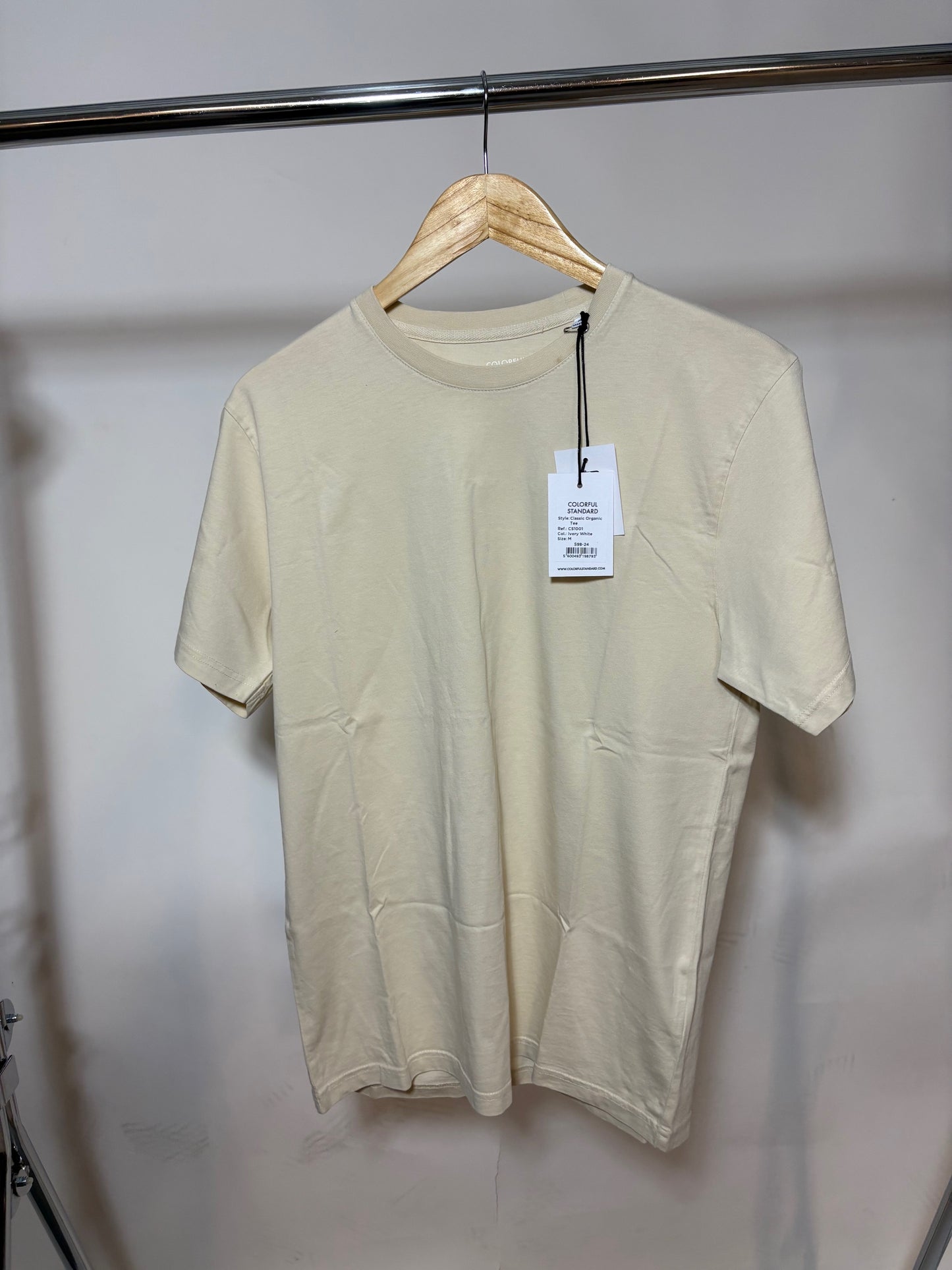 T-shirt en coton bio | écru 'Ivory white'