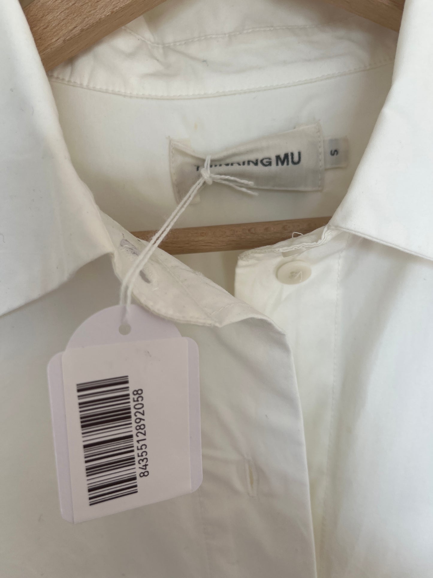 Chemise en coton bio | blanc 'white marcelle blouse - white'