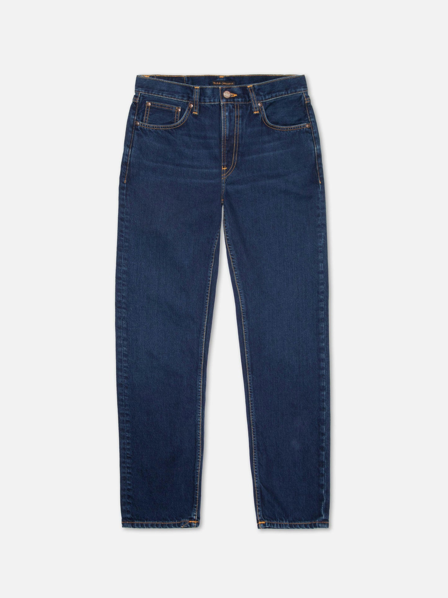 Jean droit en coton bio | bleu "gritty jackson indigo nights"