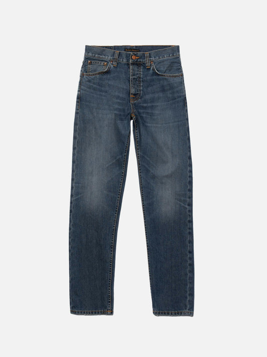 Jean fuselé en coton bio | bleu "steady eddie ii savage blue"