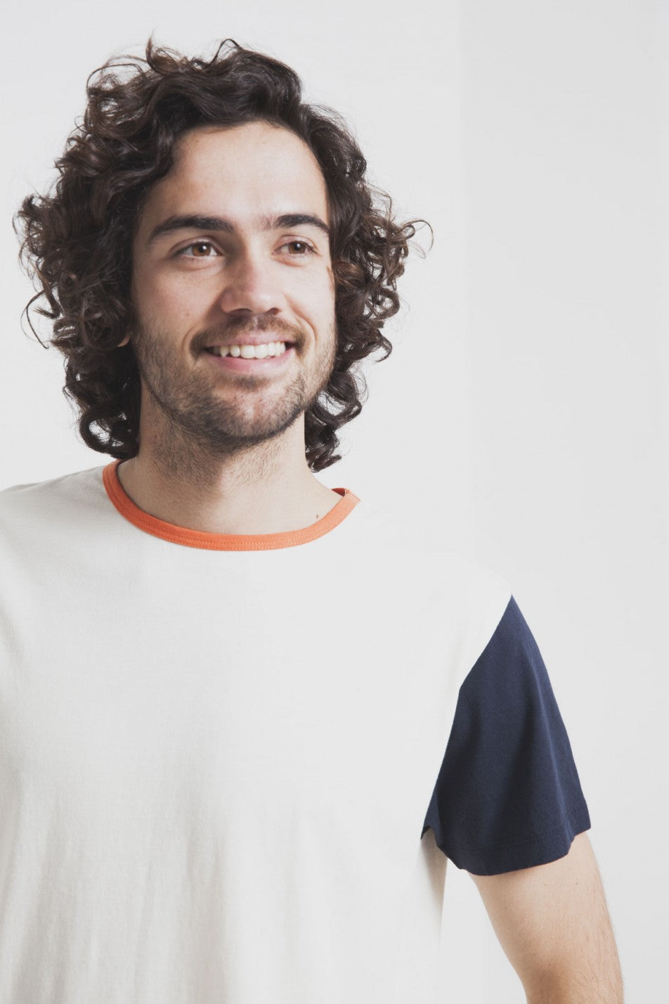 T-shirt tricolore en coton bio
