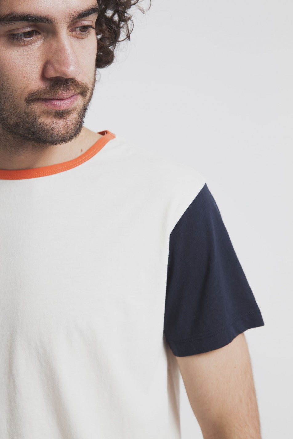 T-shirt tricolore en coton bio