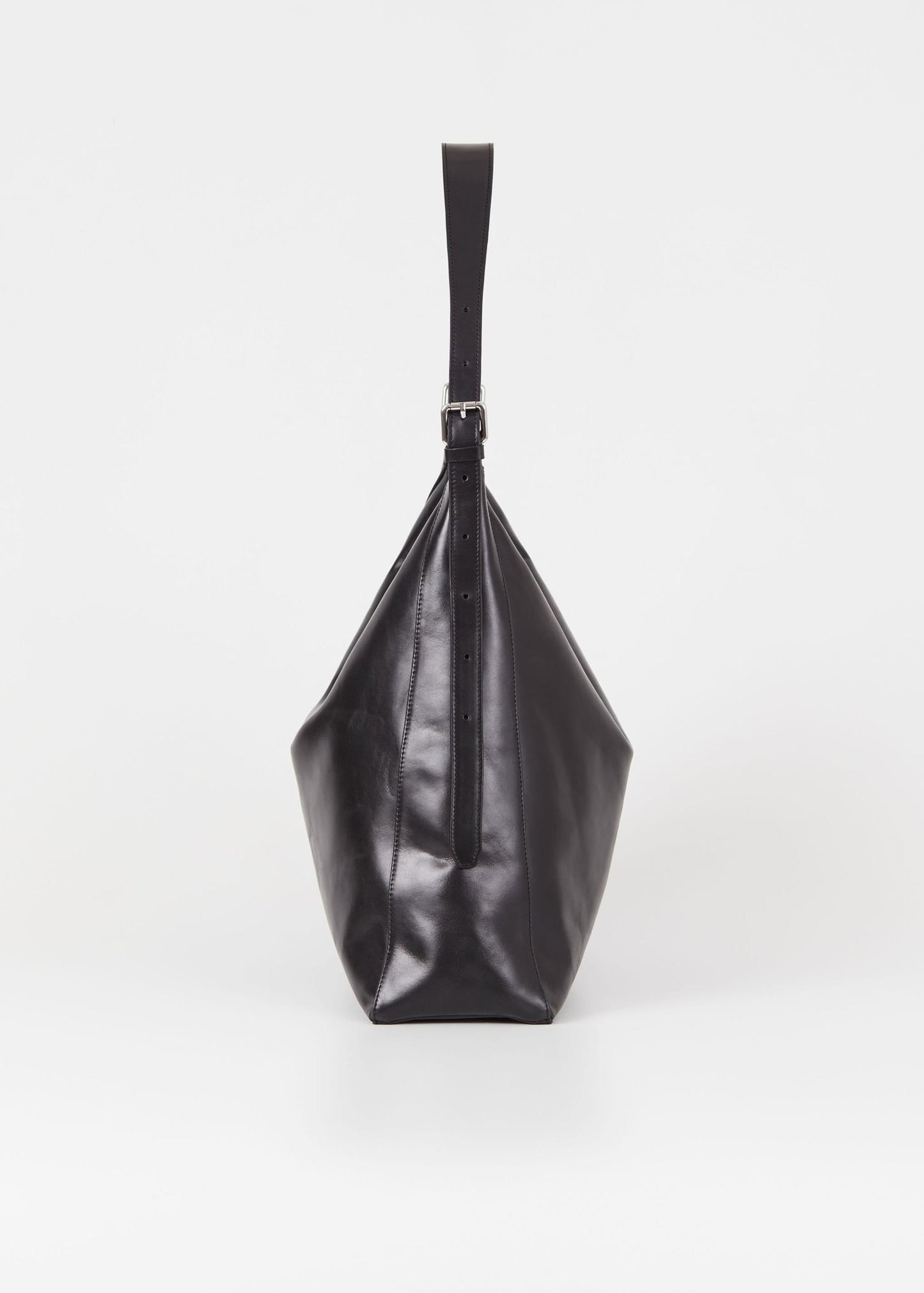 Sac cabas en cuir certifié | noir "hilo"