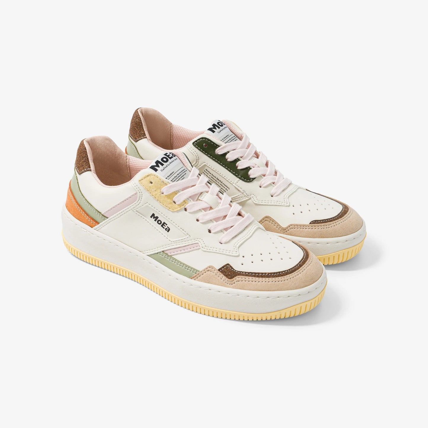 Baskets vegan | multicolore "gen1 - all-in pastel leaf "