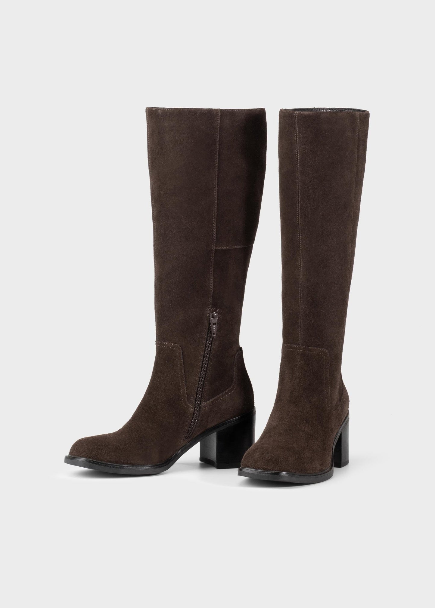 Bottes hautes en cuir certifié | Marrob "meryl java"