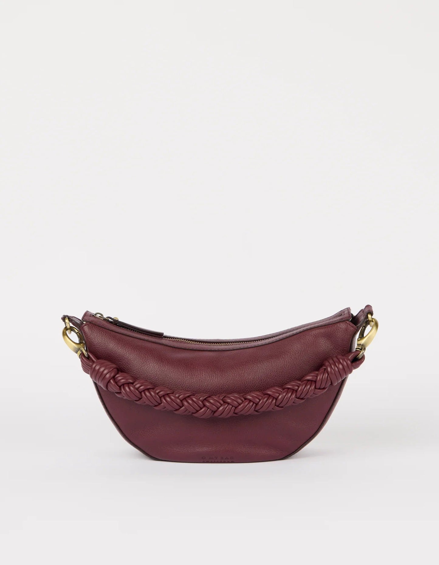 sac en cuir certifié | bordeaux "Leo - Dark Cherry Soft Grain"