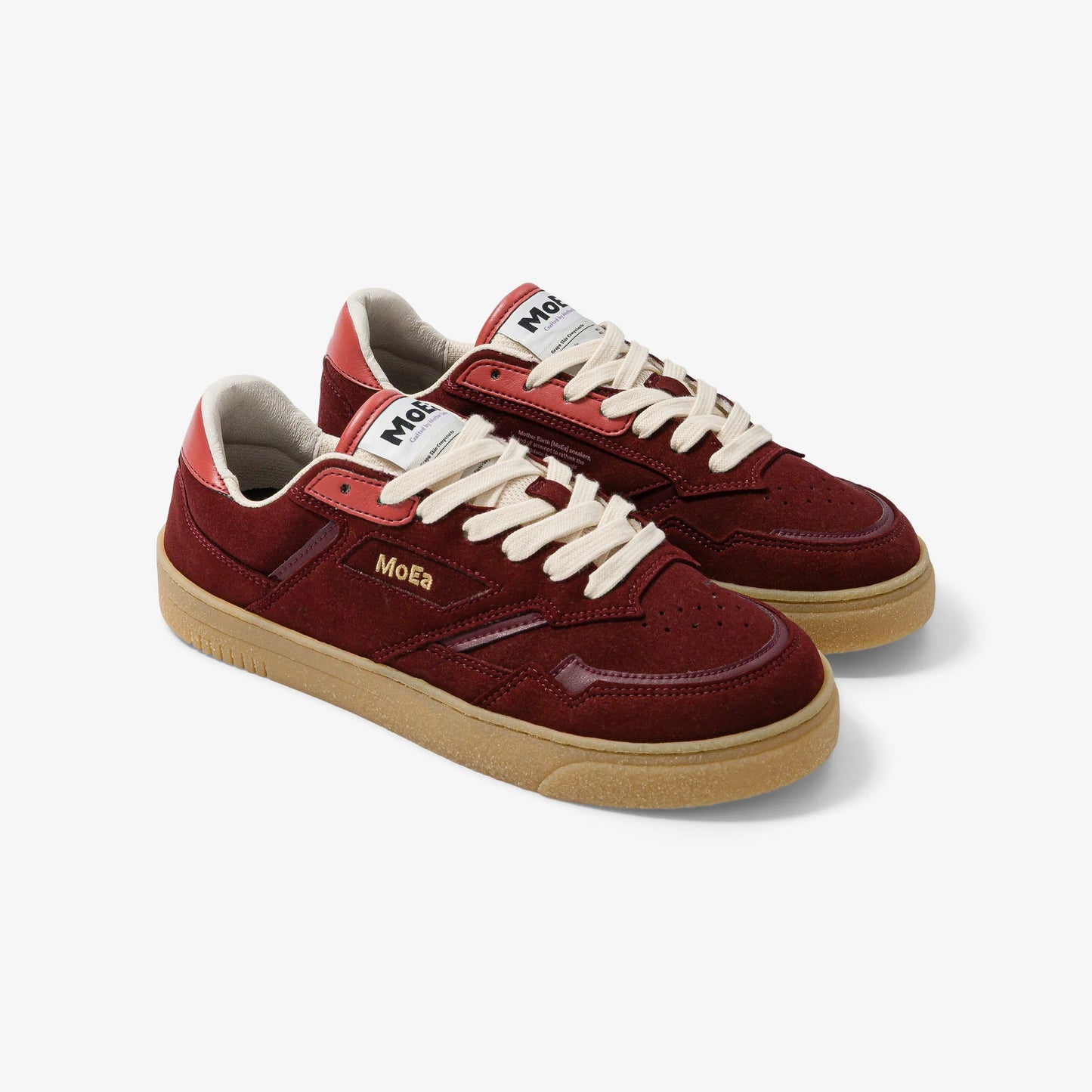 Baskets vegan | bordeaux "Gen9 - GRAPES FULL BURGUNDY SUEDE"