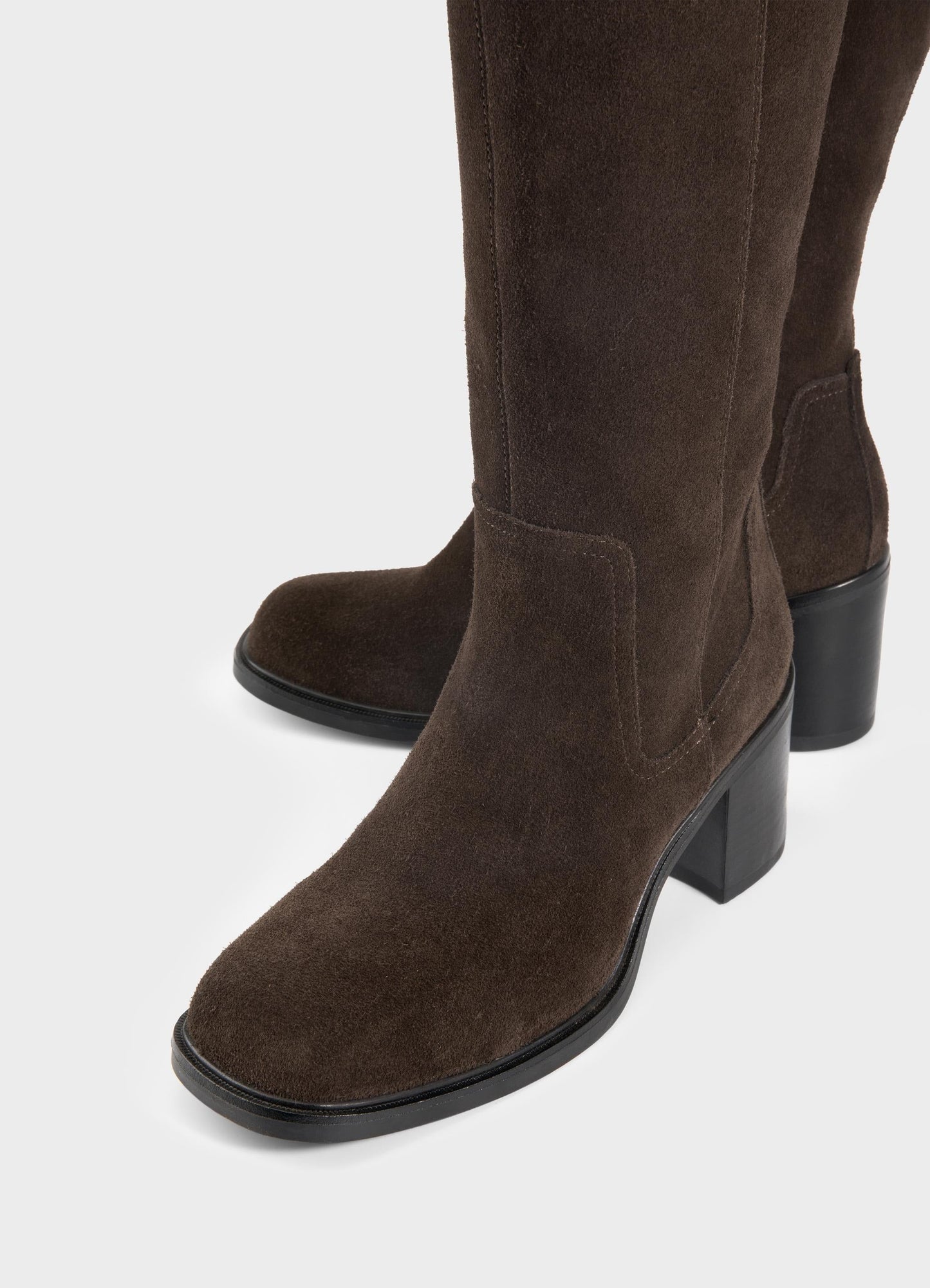 Bottes hautes en cuir certifié | Marrob "meryl java"