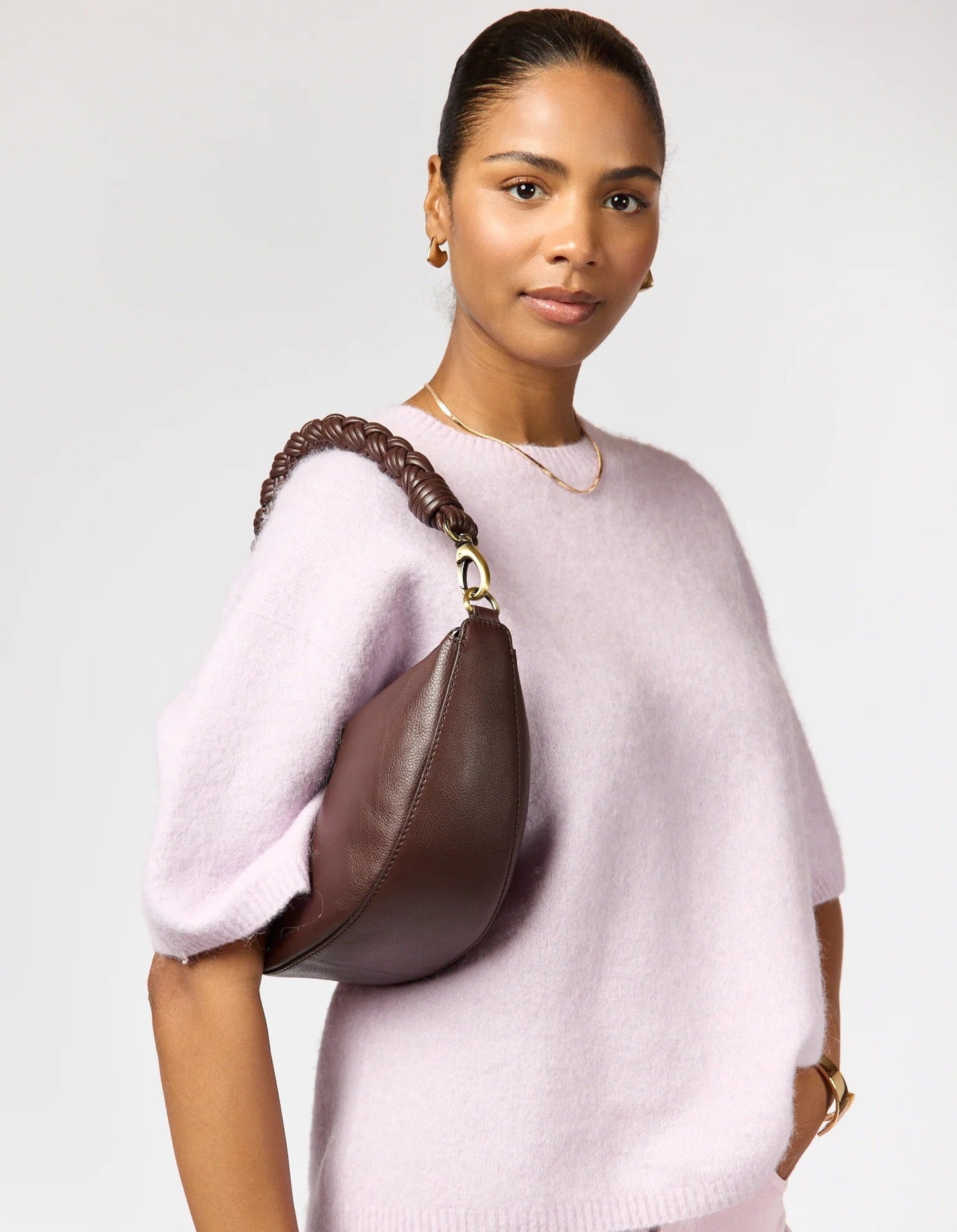 sac en cuir certifié | marron grainé "Leo - Chocolate Soft Grain"