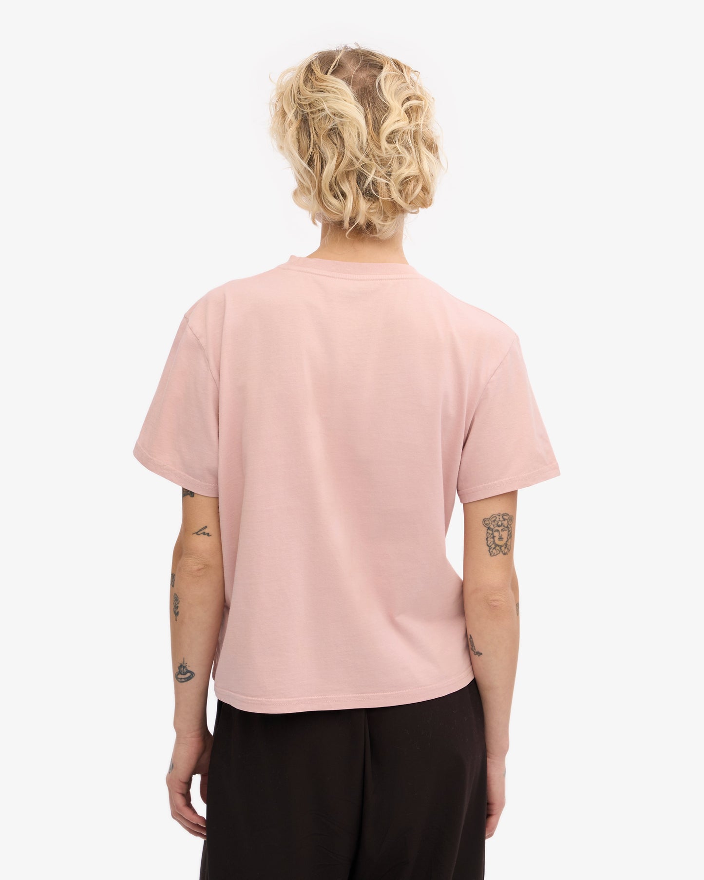 T-shirt en coton bio | rose "Faded Pink"
