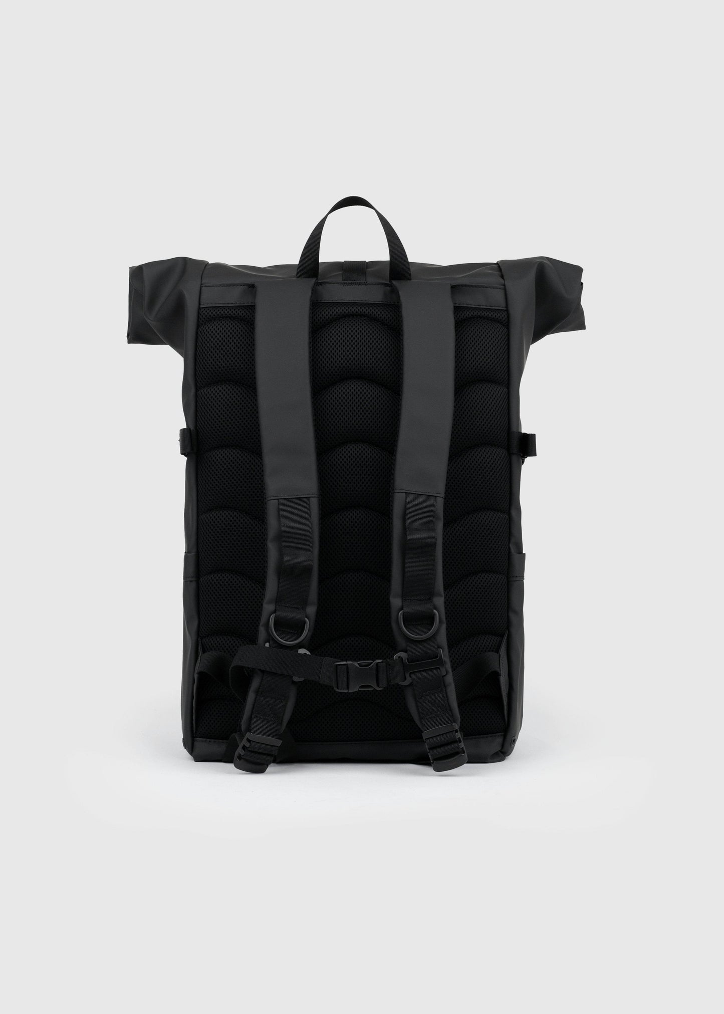 Sac à dos 34L en matière recyclée | noir "stream rolltop backpack l - black"