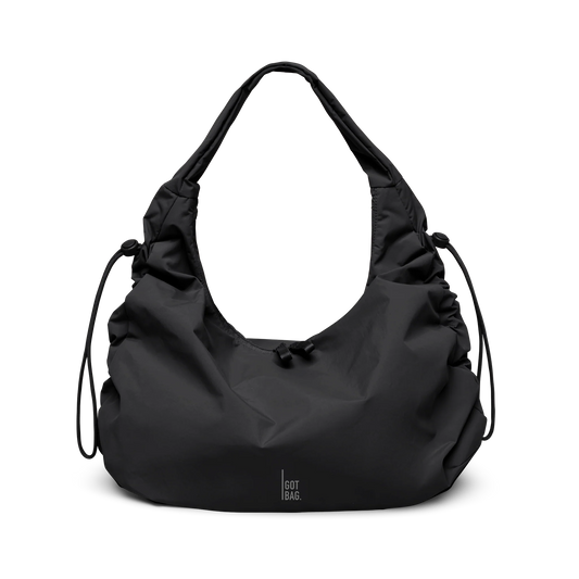 Sac bandoulière en matière recyclée | noir "MELLOW BAG black"