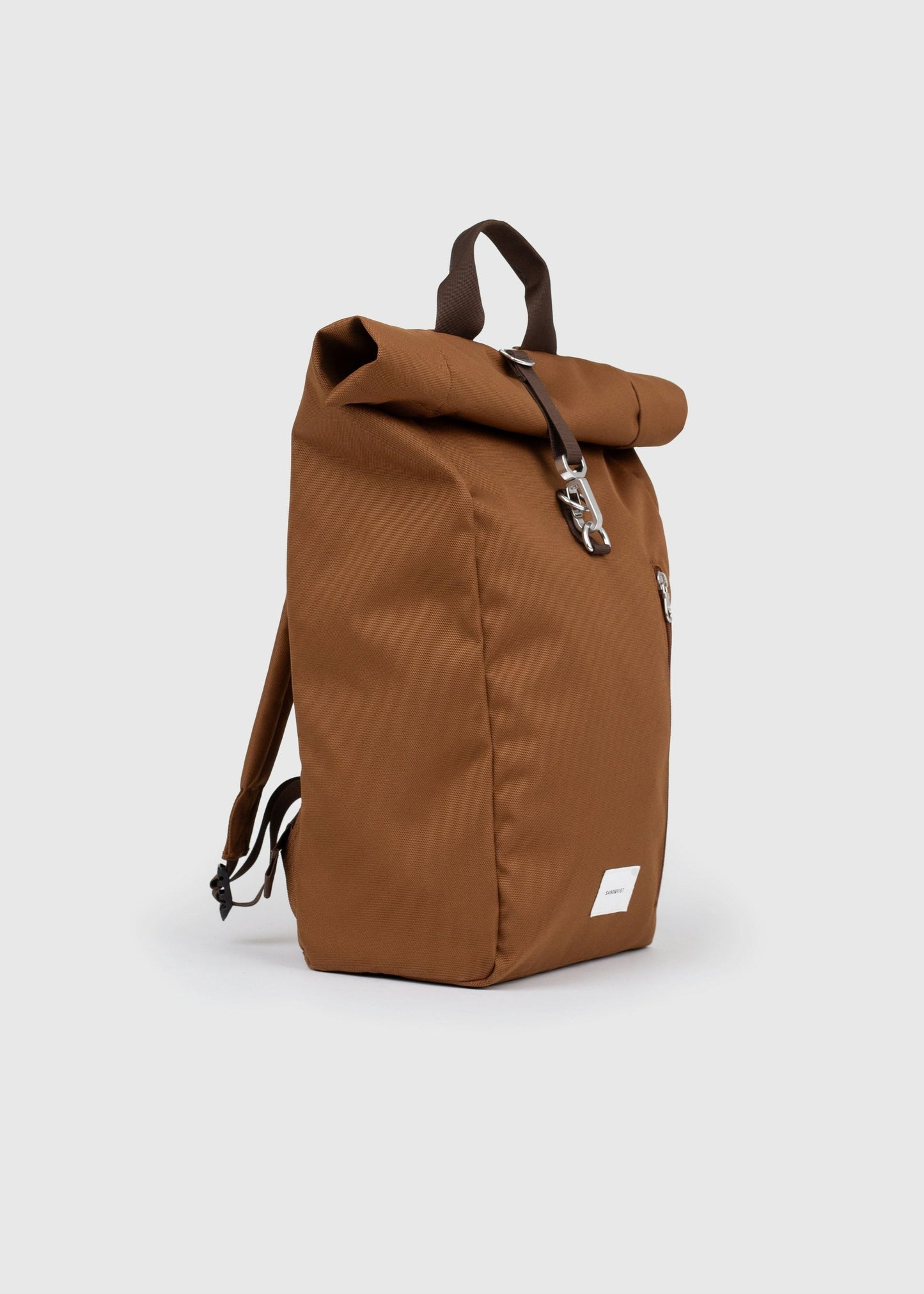 Sac à dos 19L en matière recyclée | marron "ground rolltop backpack l - sepia brown"