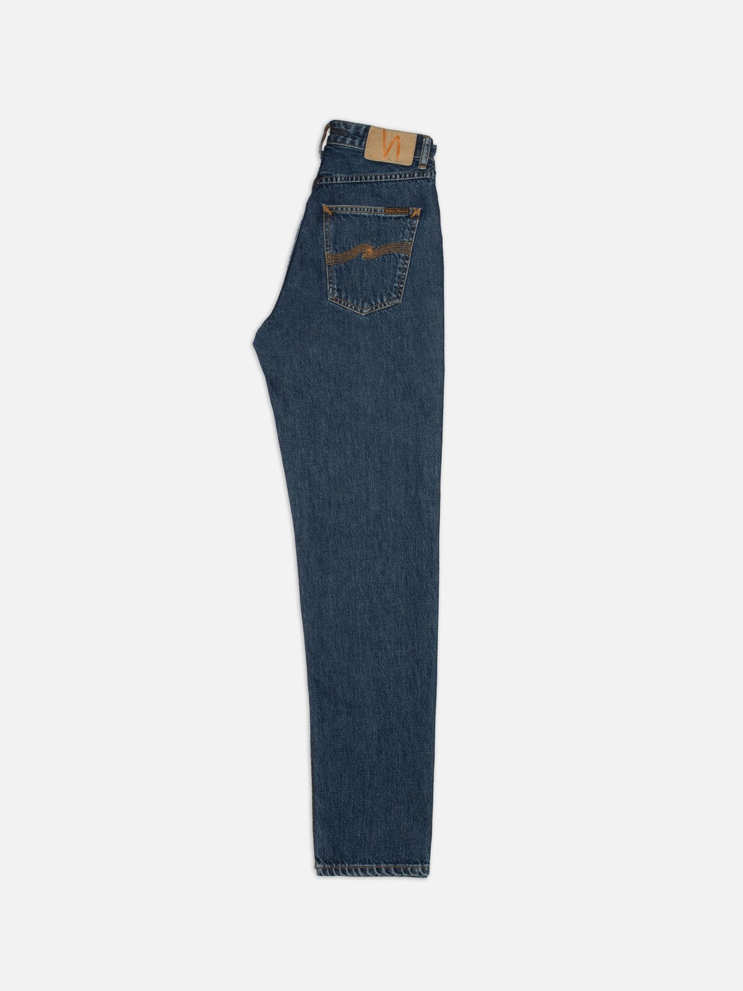 Jean mom en coton bio | bleu foncé 'breezy britt - evening-jazz'