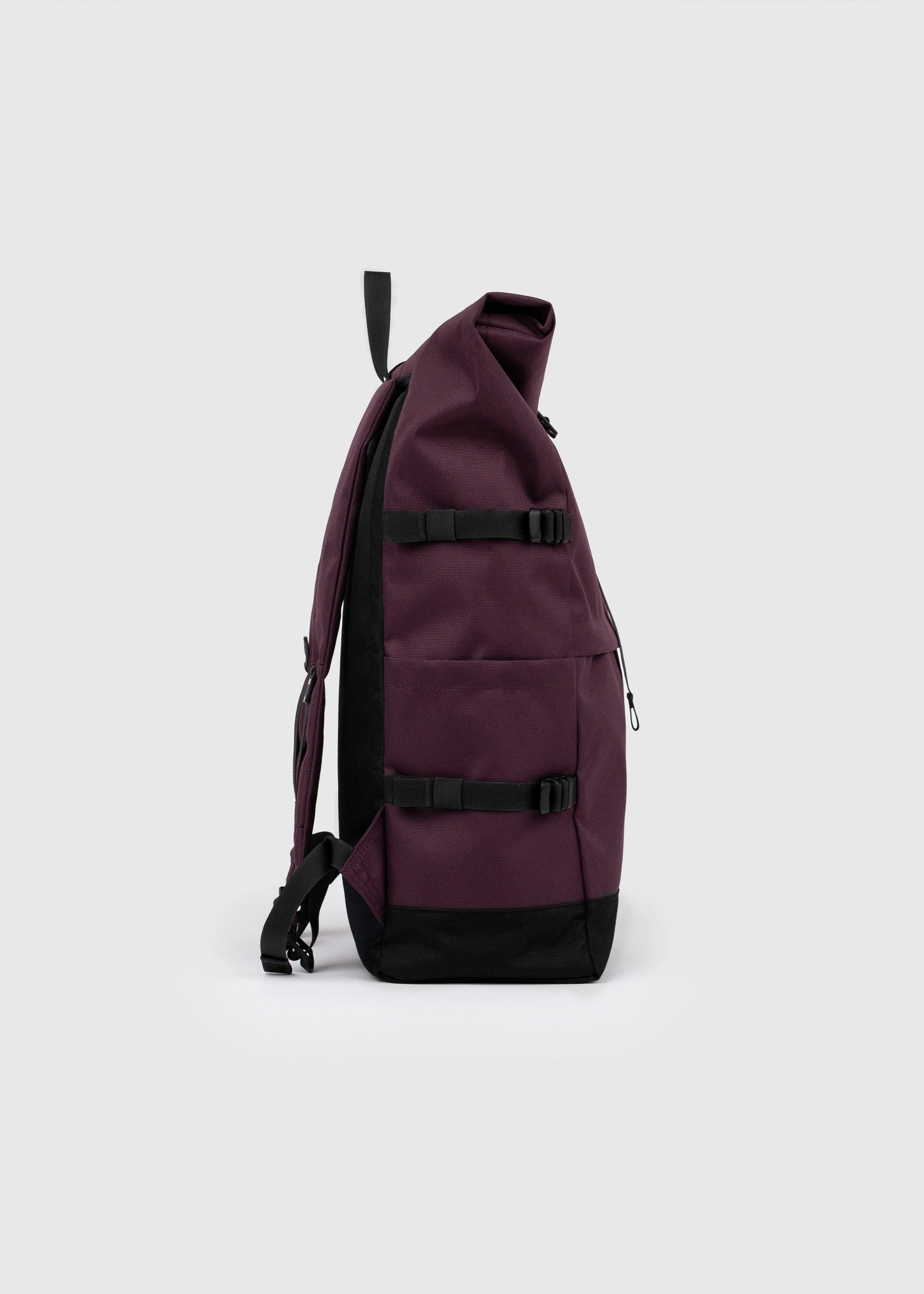 Sac à dos 26L en matière recyclée | bordeaux "icon rolltop backpack l - cabernet"