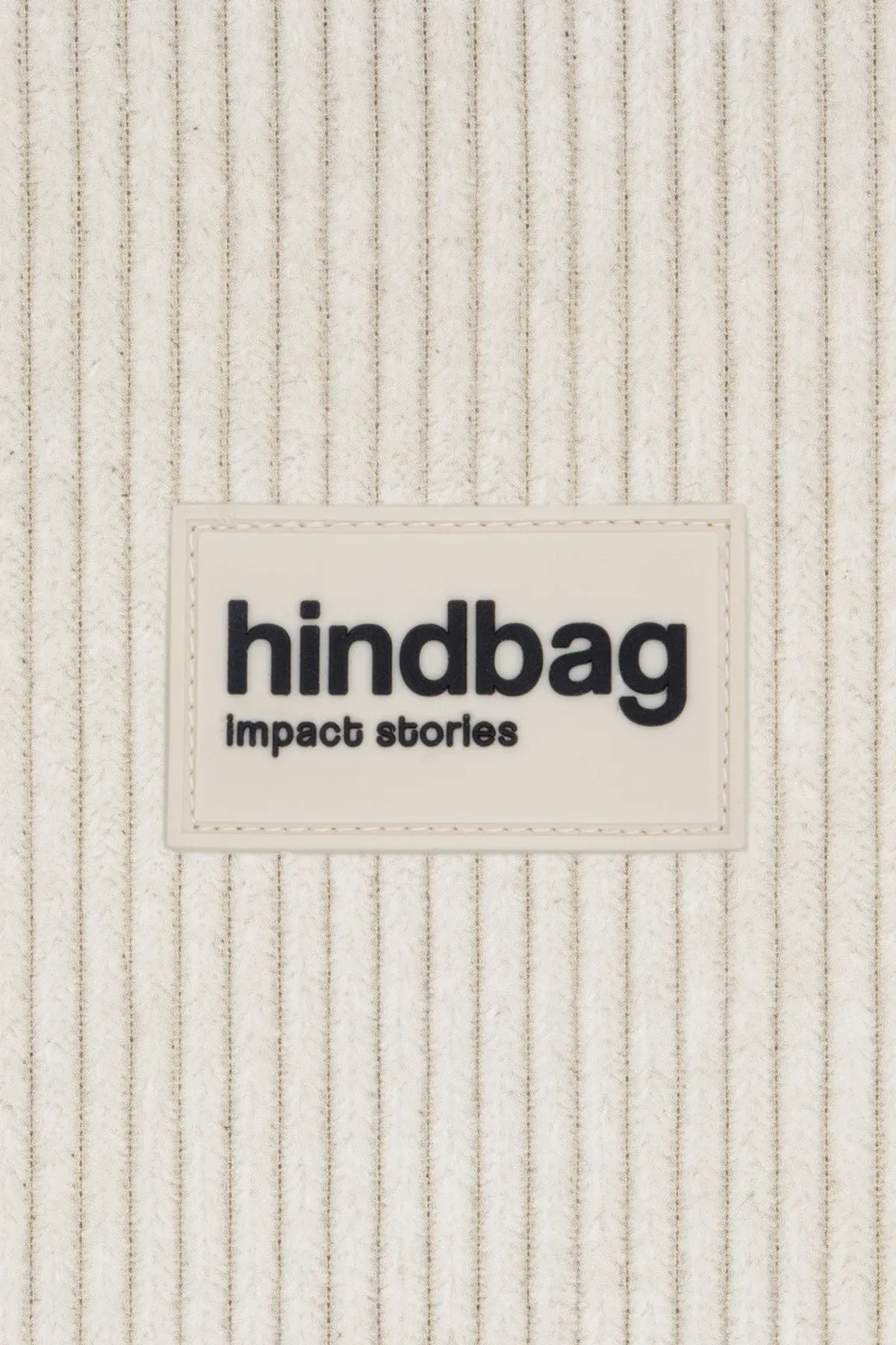Sac bandoulière en coton bio  | écru "andrea velours"
