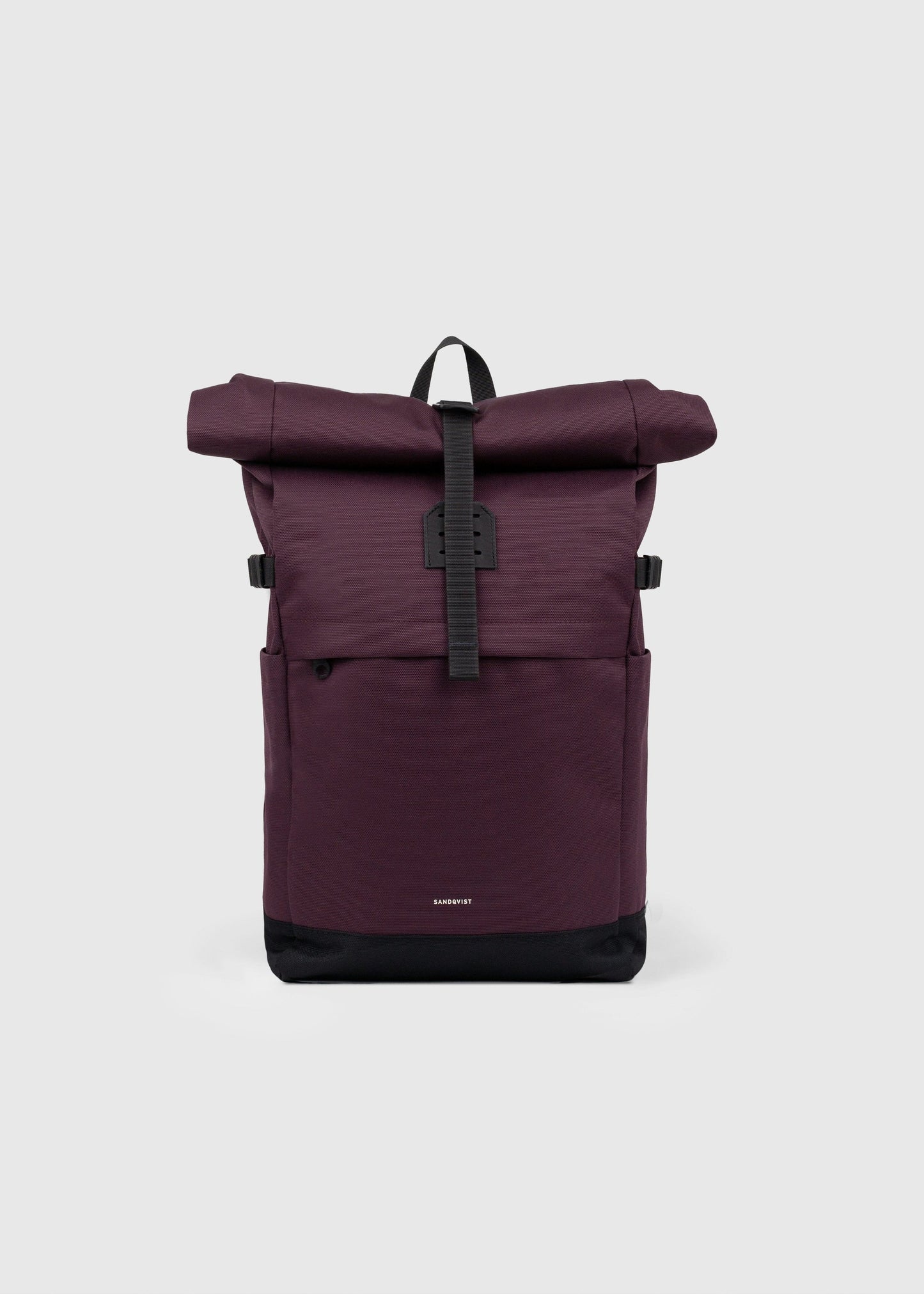 Sac à dos 23L en matière recyclée | bordeaux "icon rolltop backpack m - cabernet"