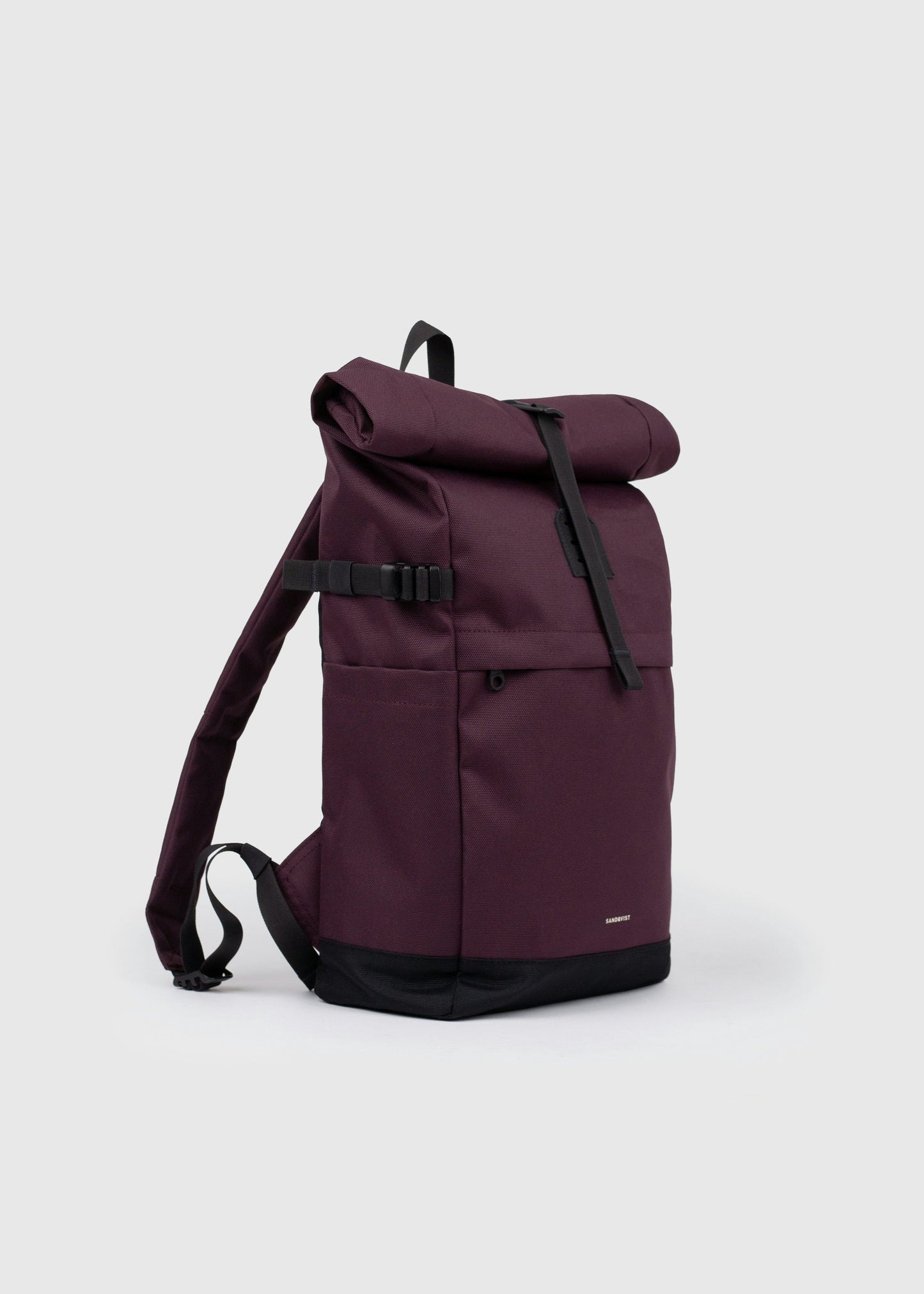 Sac à dos 23L en matière recyclée | bordeaux "icon rolltop backpack m - cabernet"