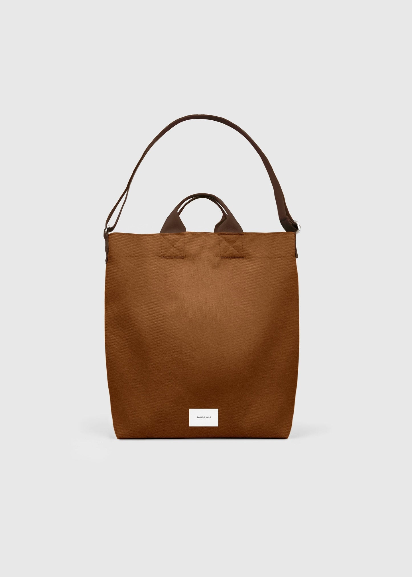 Sac tote/bandoulière 19L en matière recyclée | marron "ground shopper bag - sepia brown"