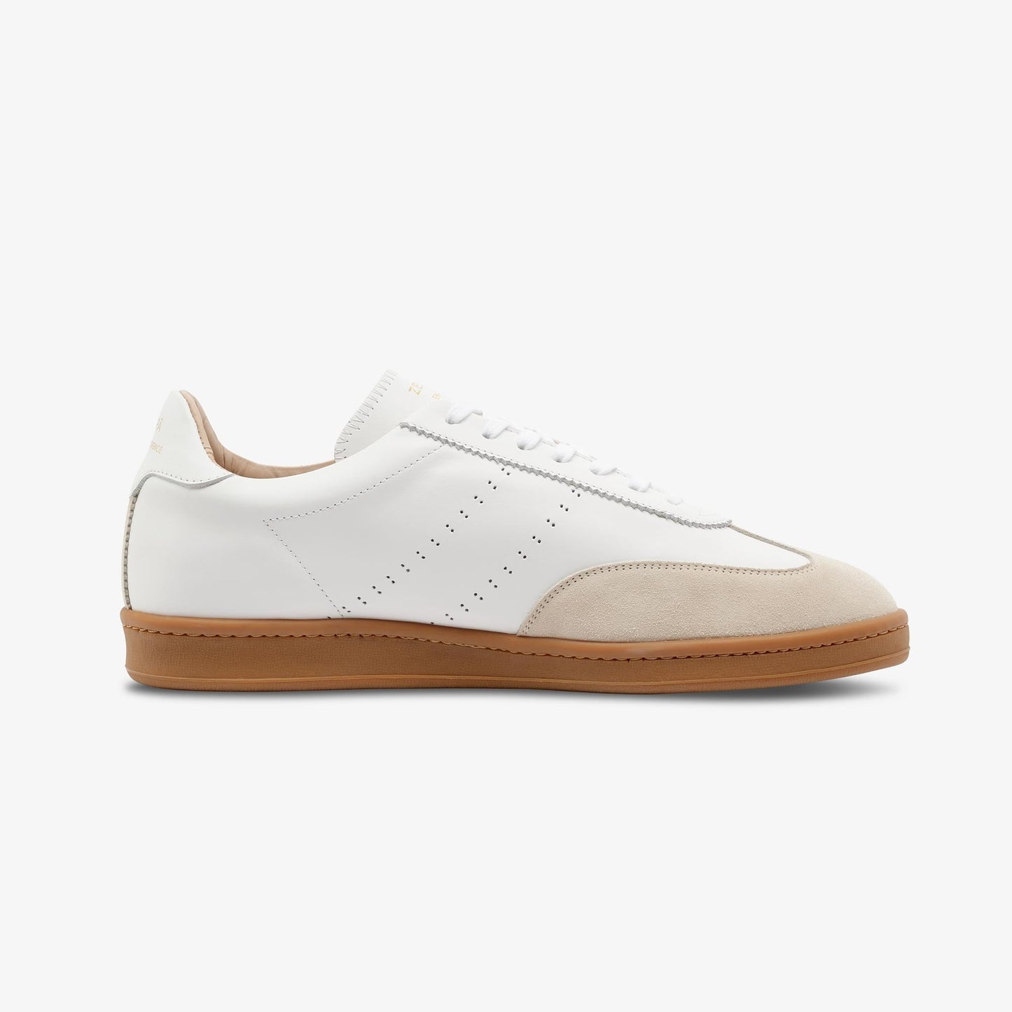 Baskets en cuir certifié | blanc "zspgt apla nappa white - white"