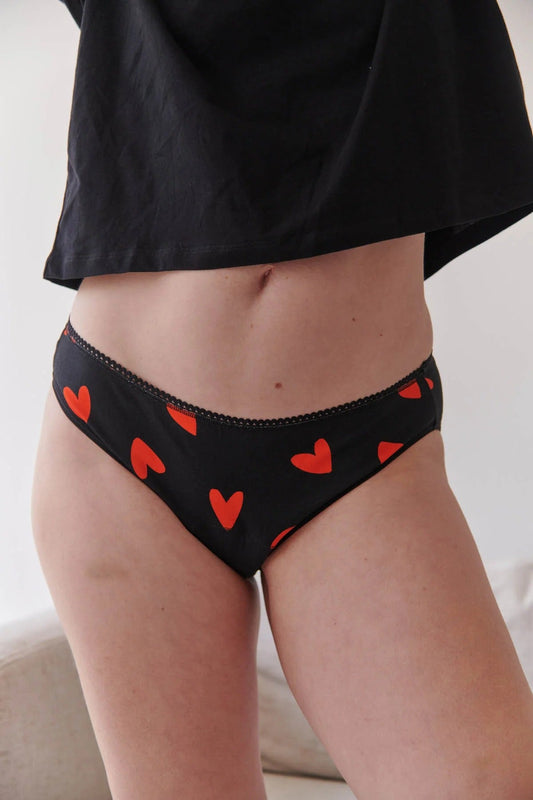 culotte menstruelle en coton bio | mi amor noir