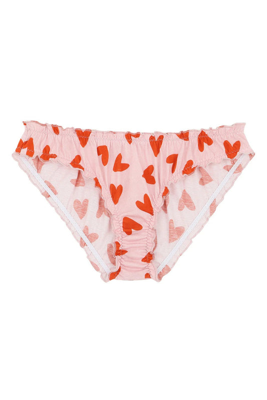 culotte bloomer en coton bio | rose "mi amor"