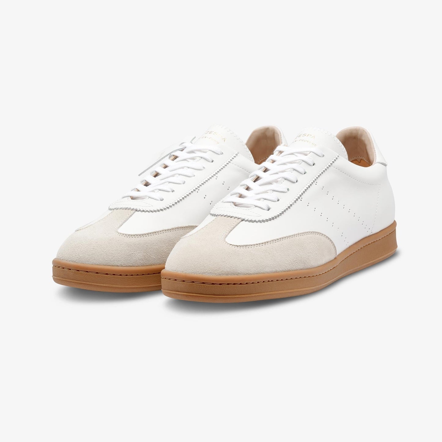 Baskets en cuir certifié | blanc "zspgt apla nappa white - white"