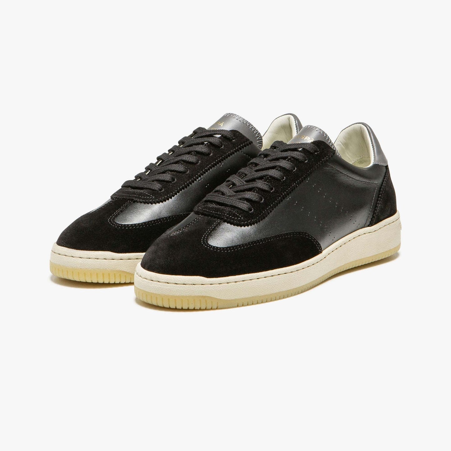 Baskets en cuir certifié | noir "zspgt max nappa suede - black"