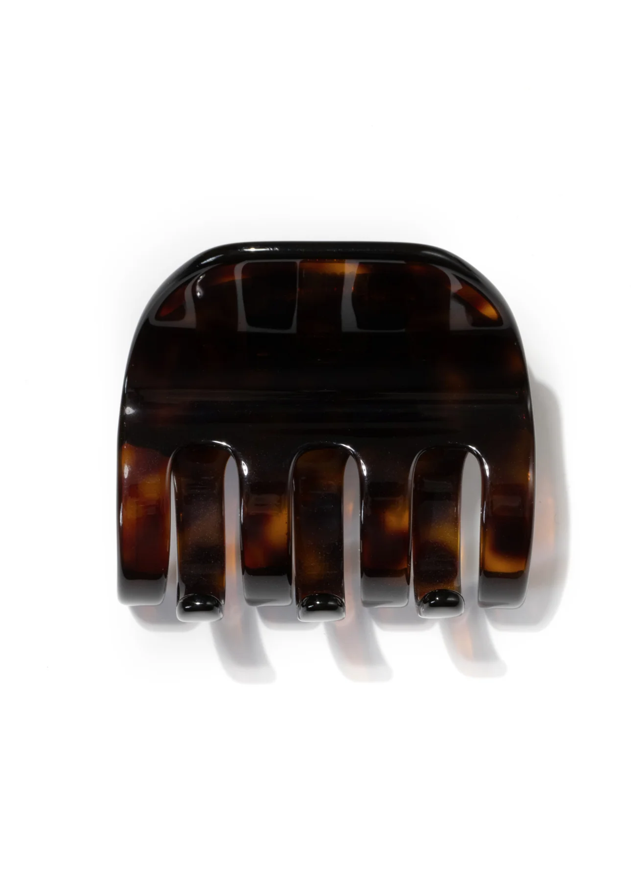 Pince à cheveux en matériaux recyclés | marron "nova - ecaille"