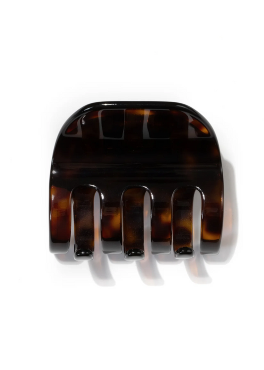 Pince à cheveux en matériaux recyclés | marron "nova - ecaille"
