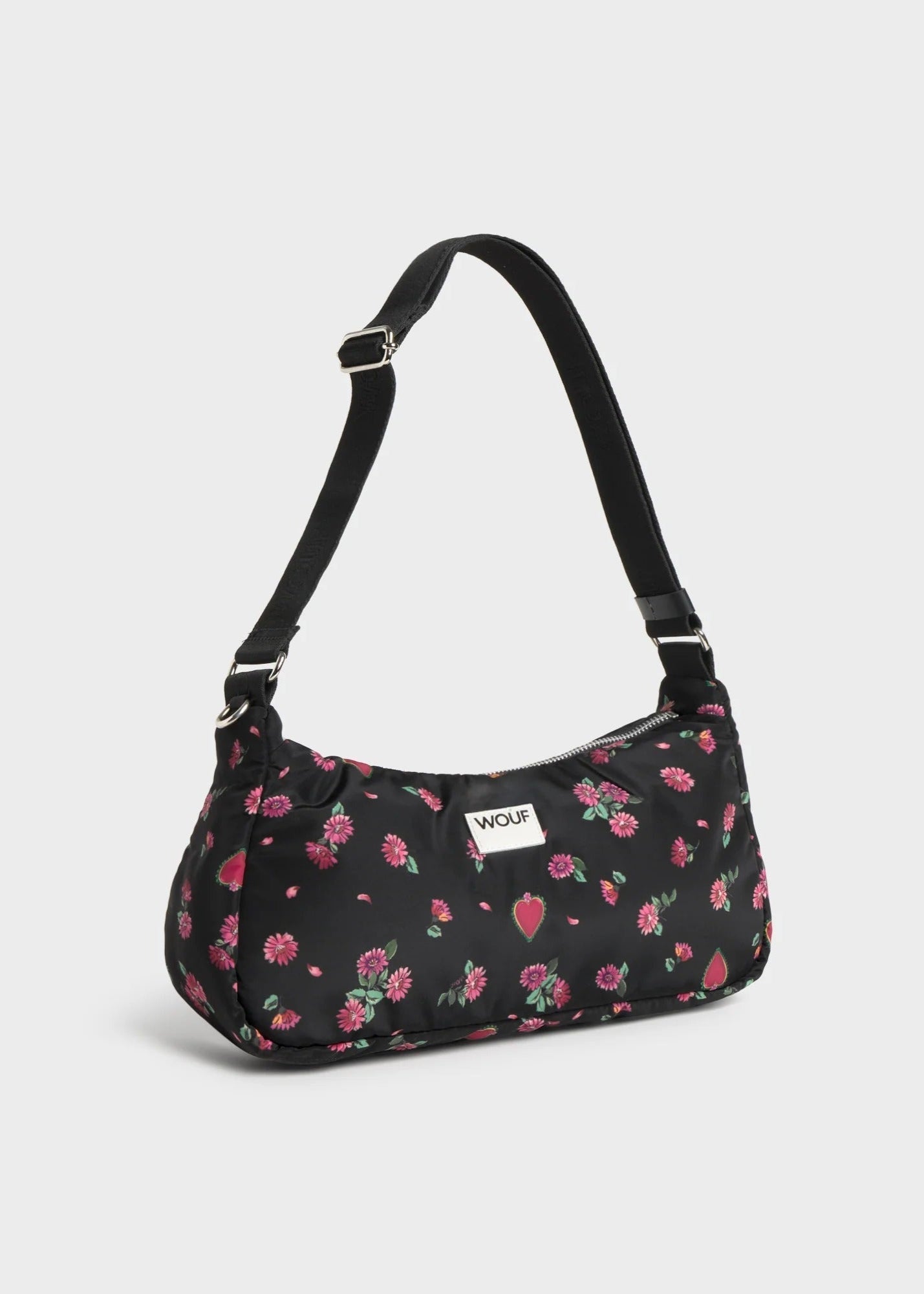 Sac en matières recyclées | multicolor "bloom shoulder bag - bloom"