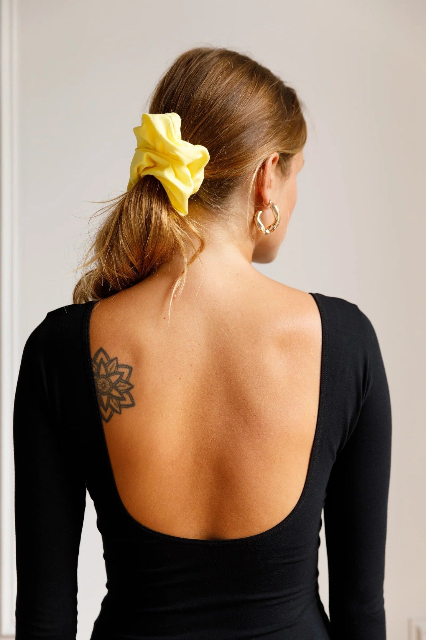 Body en coton bio | Noir