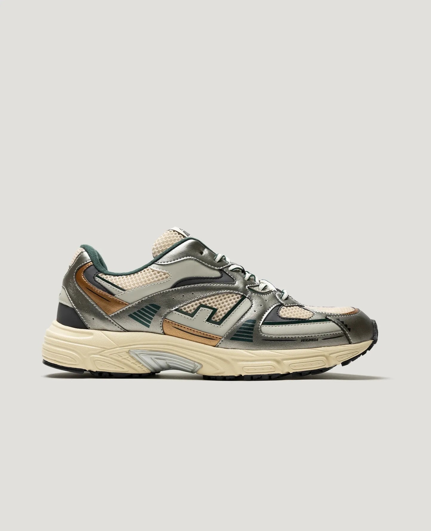 Baskets vegan | gris/vert "wairoa lead forest"