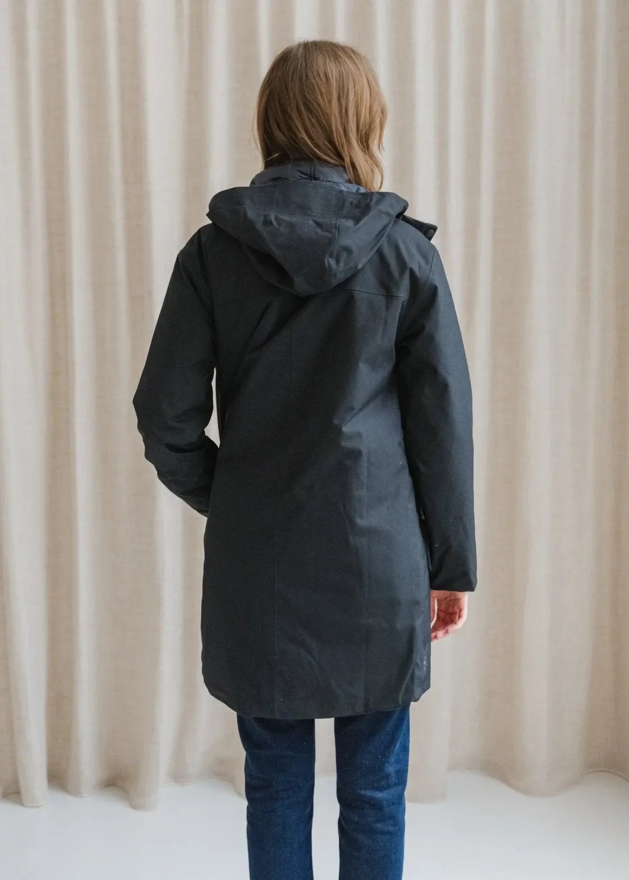 Parka réversible 3 en 1 en matière recyclée | noir "w's pine bank 3-in-1 parka - blk"