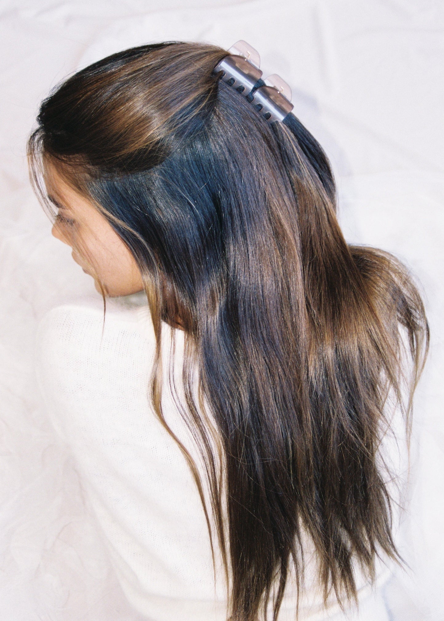 Pince à cheveux en matériaux recyclés | rose "mini nova - daydream"