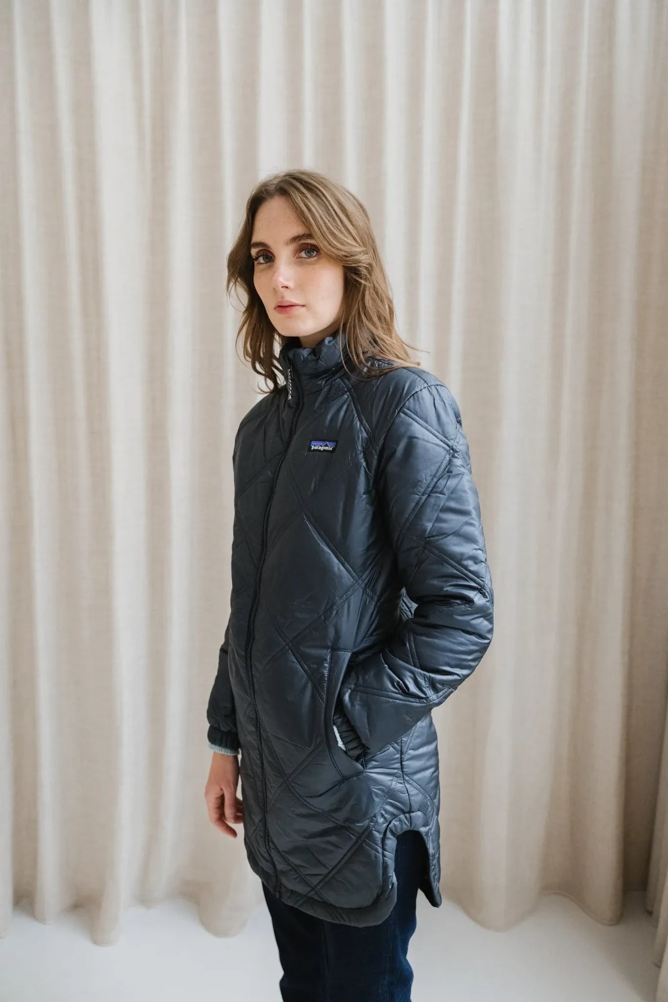 Parka réversible 3 en 1 en matière recyclée | noir "w's pine bank 3-in-1 parka - blk"