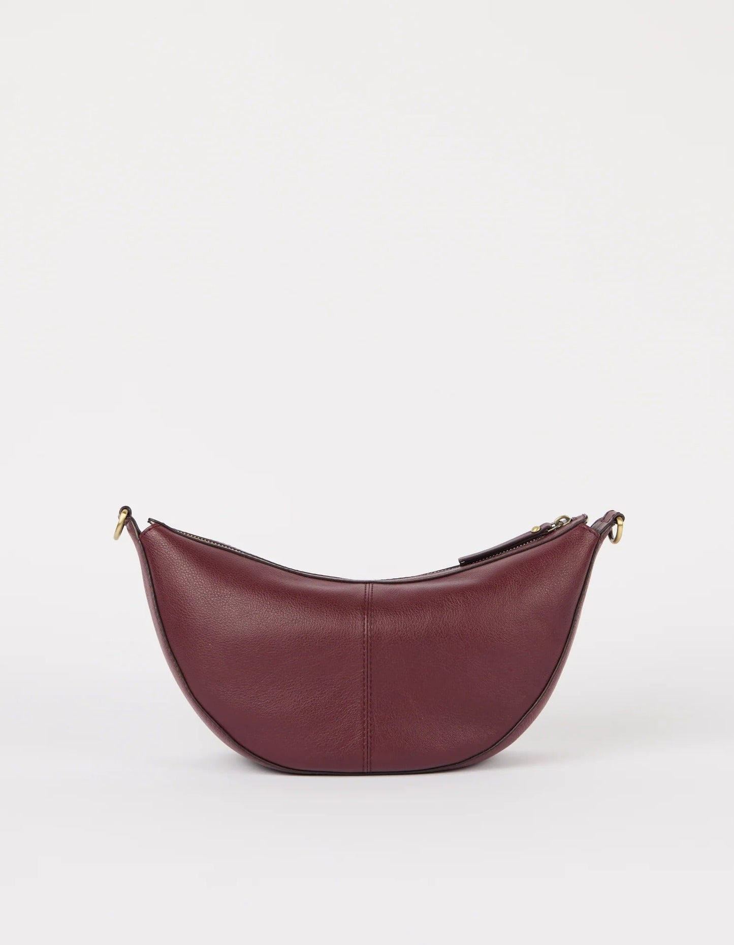 sac en cuir certifié | bordeaux "Leo - Dark Cherry Soft Grain"