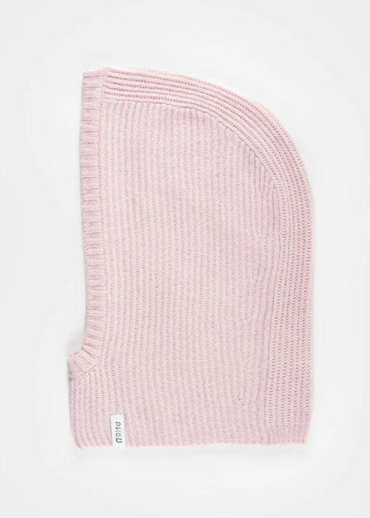 Cagoule en cachemire recyclé | rose "marika - rosa blush"