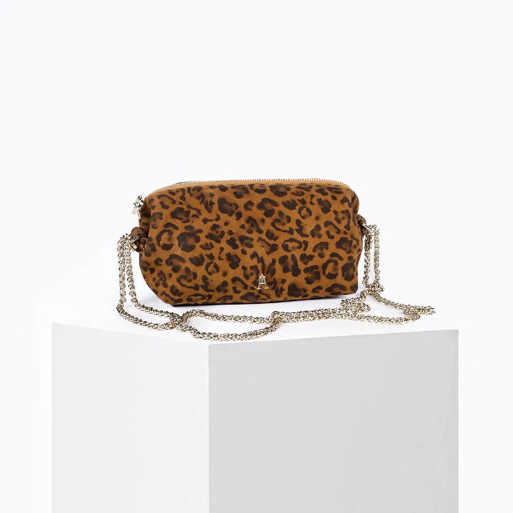 Sac à main cuir tannage végétal | marron "nuage - leo tan"'
