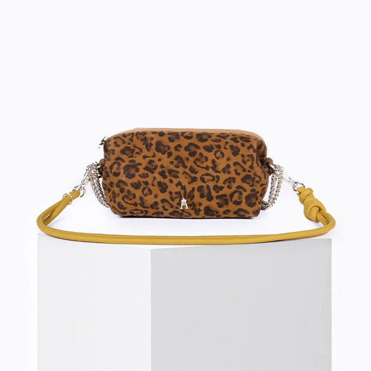 Sac à main cuir tannage végétal | marron "nuage - leo tan"'