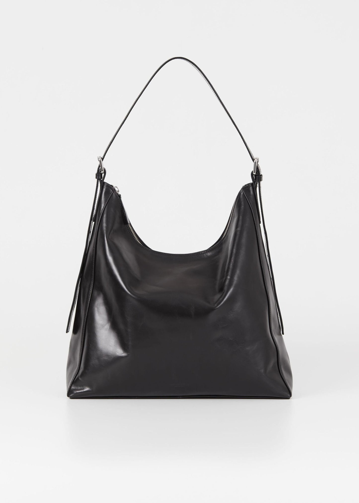 Sac cabas en cuir certifié | noir "hilo"