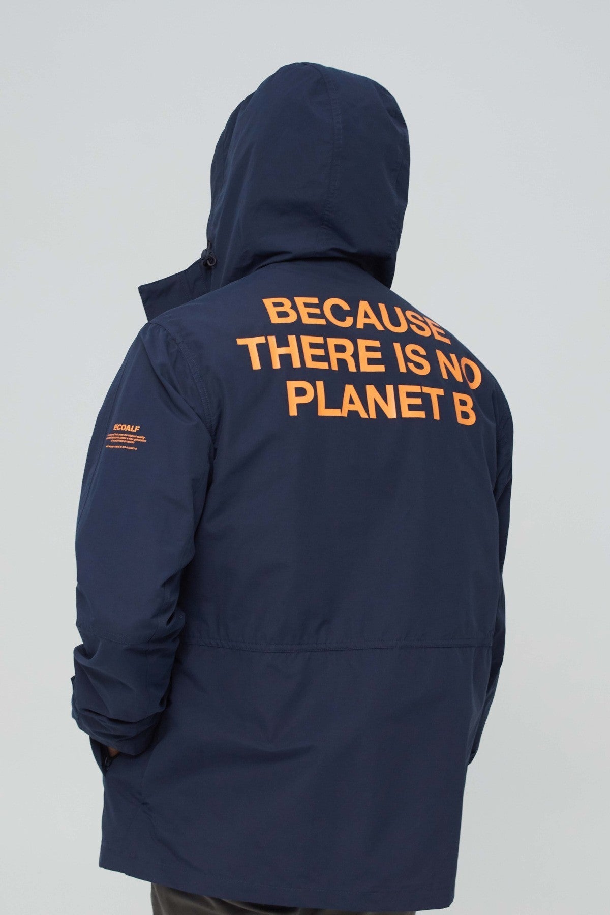 Veste marine en coton bio et nylon recyclé - Junabee